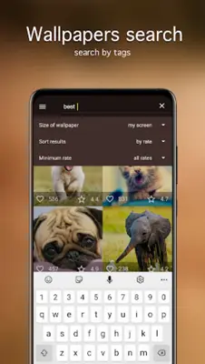 Cute Animal Wallpapers 4K android App screenshot 3